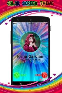 Caller Theme Screen:Color Caller Dialer, LED Flash screenshot 2