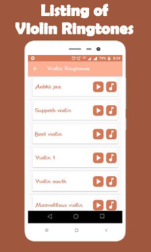 Violin Ringtones , Melody Ringtone 2 تصوير الشاشة