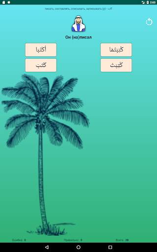Arabic verbs - tests. Lite screenshot 15