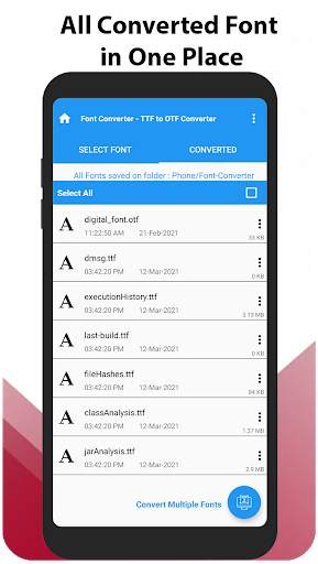 Font Converter & Font Viewer :TTF to OTF Converter screenshot 4