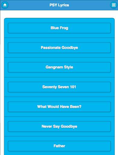 PSY Song Lyrics | PSY Lyrics screenshot 1