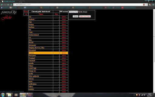 Browse my Droid(WiFi explorer) screenshot 1