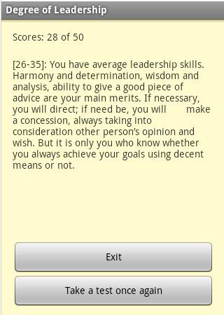 Free Leadership test 3 تصوير الشاشة