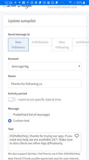DM Magic - Auto Dms & Chatbot for Instagram screenshot 5