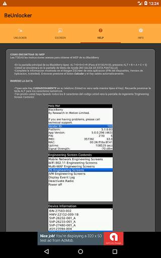 BeUnlocker - бесплатная Pазблокировка BlackBerry скриншот 10