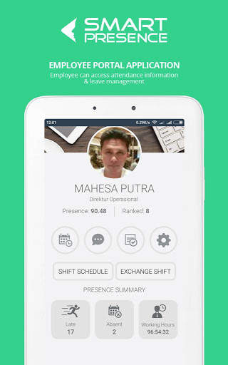 SmartPresence Emp- Employee Attendance Application 1 تصوير الشاشة
