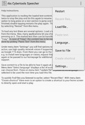 Speech TTS Voice Reader Speak Aloud скриншот 5