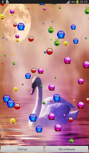 Colorful Smiley Live Wallpaper screenshot 4