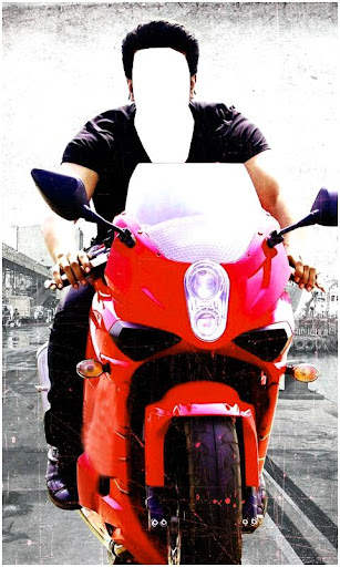 Men Bike Photo Suit screenshot 1