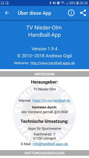 TV Nieder-Olm Handball screenshot 4