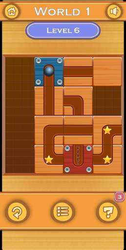 Unroll Me - Roll the ball - Sliding Puzzle Game screenshot 2