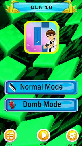 Ben 10 Piano Tap Tiles screenshot 2