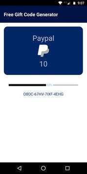 Free Gift Code Generator 4 تصوير الشاشة