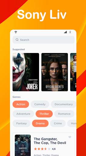 SonyLiv - Live TV Shows & Movies Guide screenshot 2