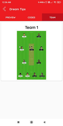 Dream Team 11 Tips - My Team 11 Cricket & Football screenshot 5