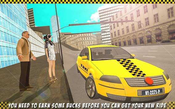 Taxi Driving 3D: Snow City screenshot 4
