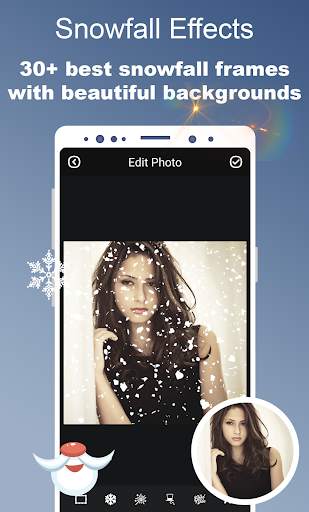 Snowfall Editor - Snowfall Photo Effects screenshot 2
