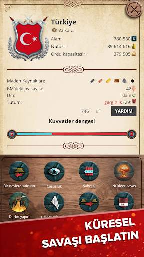 1. MÇ - Başkan Simülatörü screenshot 2
