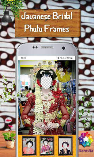 Javanese Bridal Photo Frames   Stickers screenshot 2