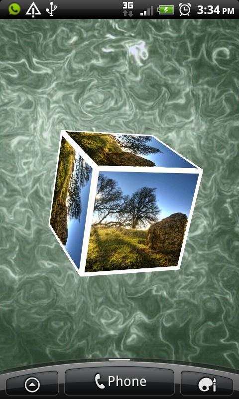 Photo Cube Lite Live Wallpaper screenshot 3