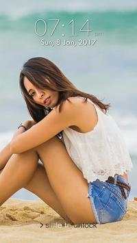 Sexy Girls Lock Screen Set 1 screenshot 3
