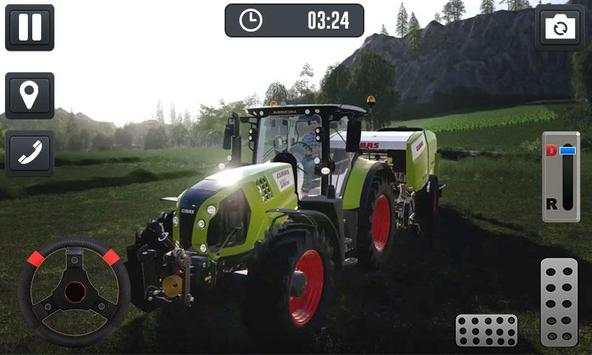 Farmer Tractor Cargo Driving Simulator 3D screenshot 1