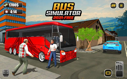 Big City Bus Passenger Transporter: Coach Bus Game screenshot 1