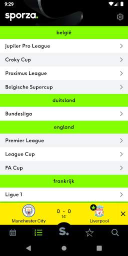sporza voetbal screenshot 8