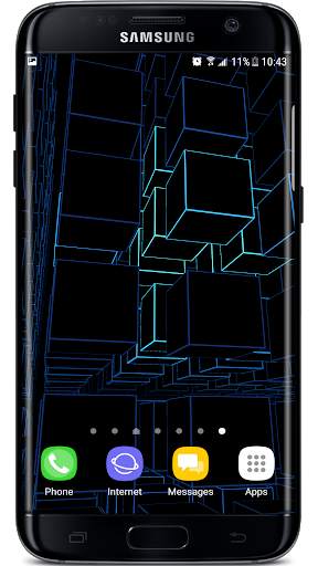 Infinity Cubes Matrix 3D Live Wallpaper screenshot 1