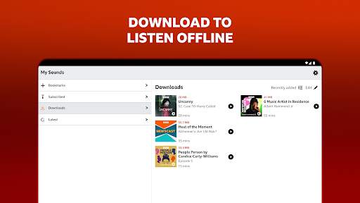 BBC Sounds: Radio & Podcasts 21 تصوير الشاشة