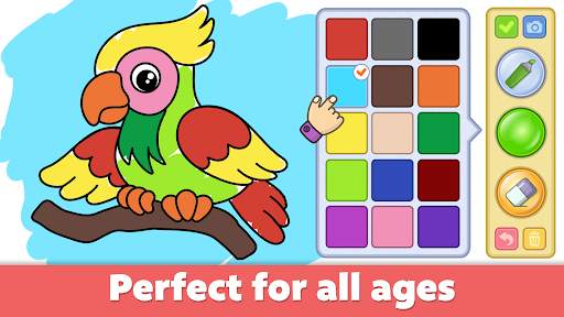Kids coloring & drawing games screenshot 1