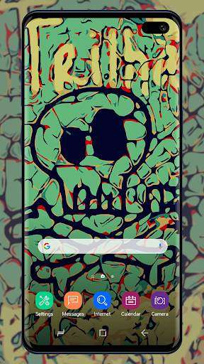 Skull Wallpaper Cool Cute & Scary Skull LockScreen screenshot 6
