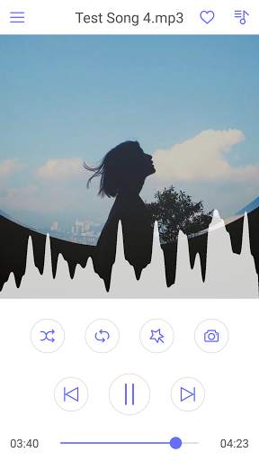 Easy Music Player (MP3 Audio Player & All Formats) 4 تصوير الشاشة