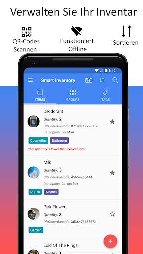 Smart Inventory - Mobile & Web screenshot 1