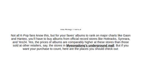 KPOP Shopping Guide screenshot 2
