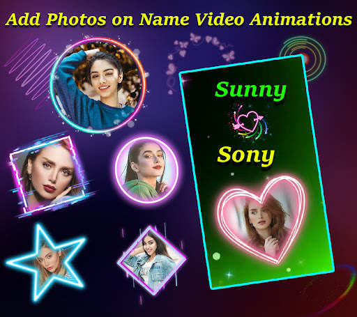 Name video maker with music screenshot 1