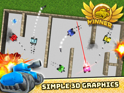 TankHit - 2 Player Tank Wars screenshot 4