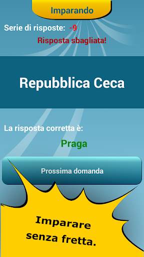 Quiz Paesi e Capitali screenshot 7