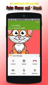 My Cartoon Cat Calling - Fake Phone Call - Prank 4 تصوير الشاشة