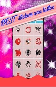 Tattoo Camera Editor For Nanatsu No Taizai 2 تصوير الشاشة
