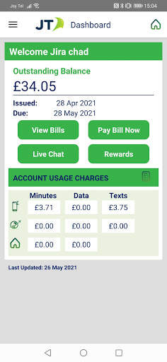 JT My Account screenshot 3
