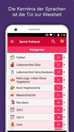 Sprich Polnisch : Lernen Polni screenshot 1
