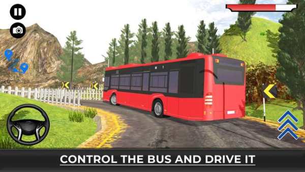 US Offroad Bus Driving Simulator 2018 screenshot 1