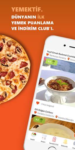 The Food Rating App - Yemektif screenshot 1