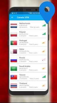 Canada VPN screenshot 4