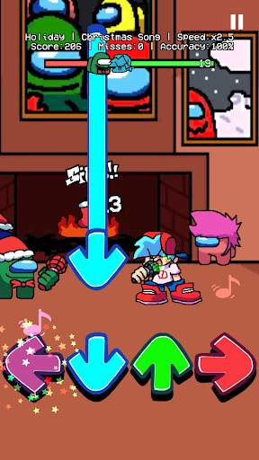 Christmas Music Battle FNF mod screenshot 2