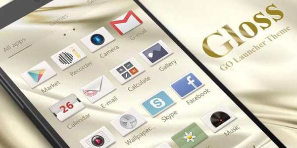 Gloss GO Launcher Theme screenshot 6