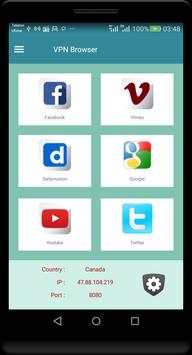 VPN Browser screenshot 1