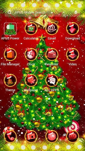 Merry Christmas 2018 APUS Launcher theme screenshot 2