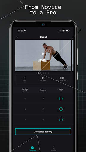 Next: Workouts screenshot 3